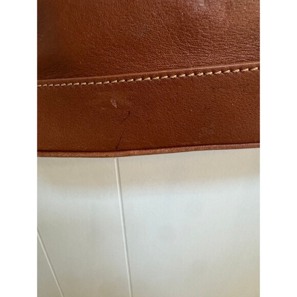 Vintage Coach Hampton Demi Pouch Shoulder Bag Purse Brown Leather 7785 Y2K - Picture 9 of 12